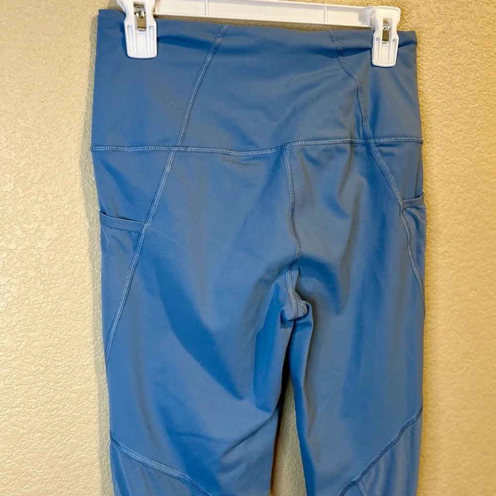 Victoria's Secret Sport Knockout Blue High Rise Leggings Pockets Size M - Picture 6 of 6